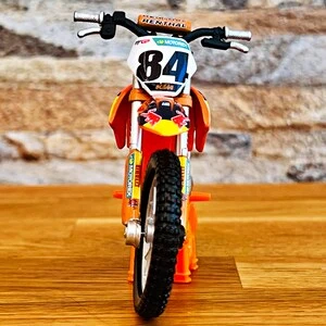 MINIATURE 1/18 MOTO RED BULL KTM 450 SX-F FACTORY EDITION 2018 51073 BURAGO RacingGear974