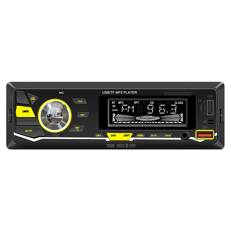 Radio de voiture bluetooth lecteur MP3 de voiture localisation bluetooth trouver une voiture insérer la carte radio de voi...