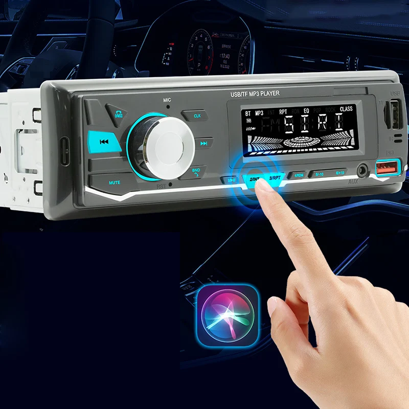 Radio de voiture bluetooth lecteur MP3 de voiture localisation bluetooth trouver une voiture insérer la carte radio de voi...