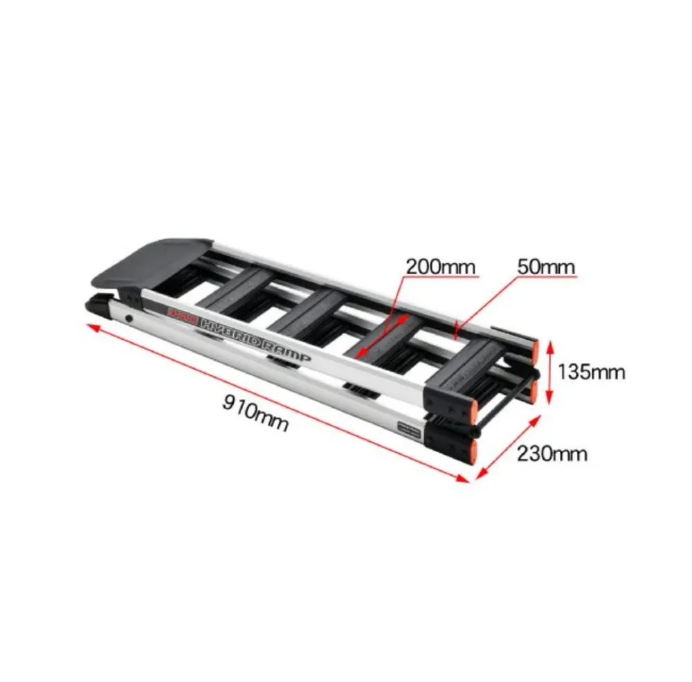 Rampe pliante pour moto 180cm DRC