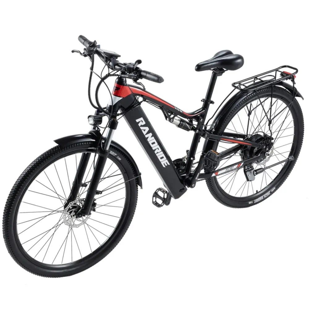 RANDRIDE YG 90 Vélo électrique 29'' Roues 500W Moteur 48V17Ah - Noir