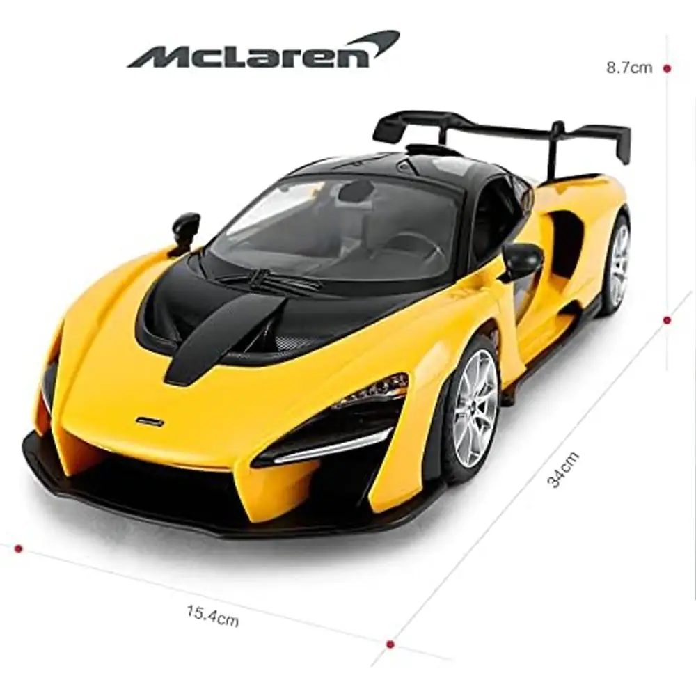 Rastar Voiture Télécommandé McLaren Senna 1/14 - Jaune