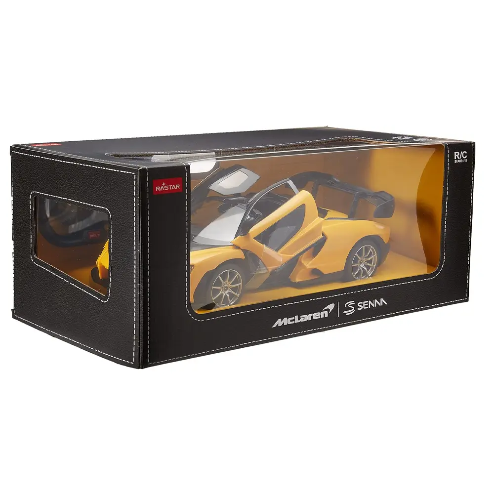 Rastar Voiture Télécommandé McLaren Senna 1/14 - Jaune