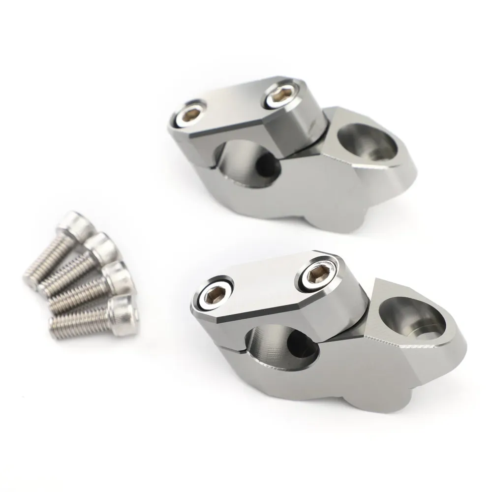 Rehausseurs de barre de poignée en billette d'aluminium, 1 hauteur 7/8, pour moto, ATV, Quad générique