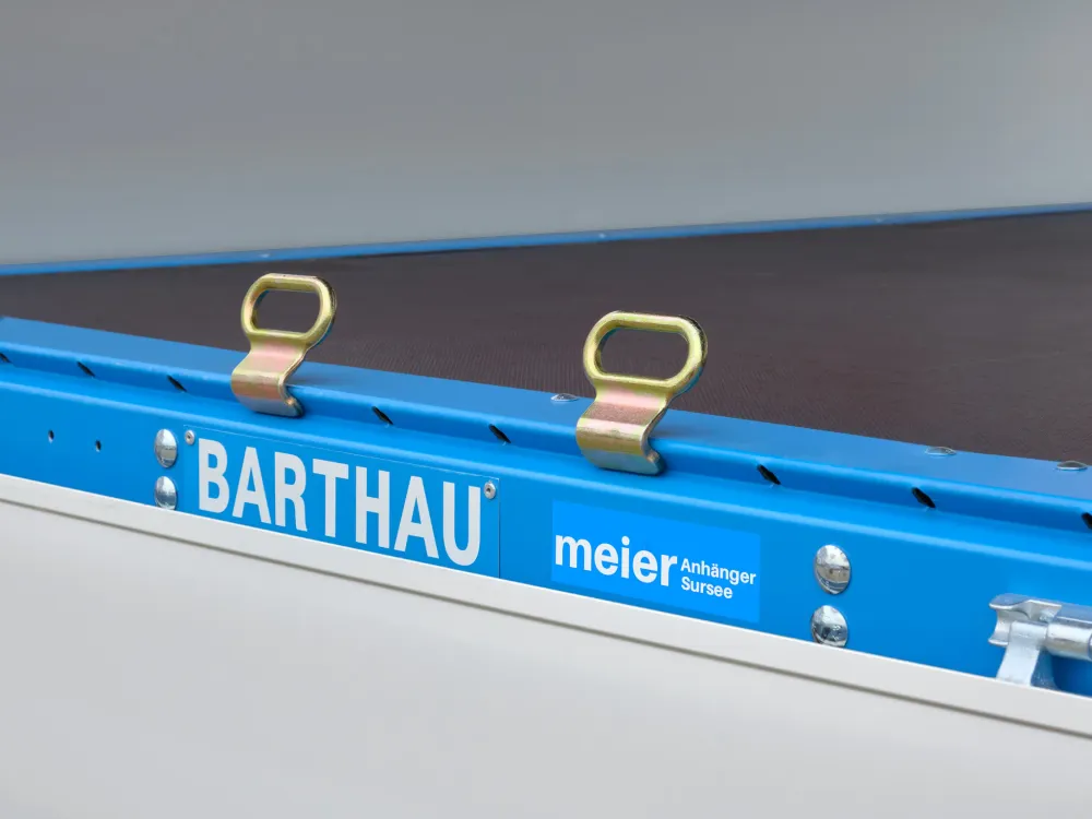 Remorque Barthau 2700 kg, cargo, plateau version renforcée