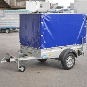 Remorque voiture Humbaur freinée avec bâche 1000 kg
