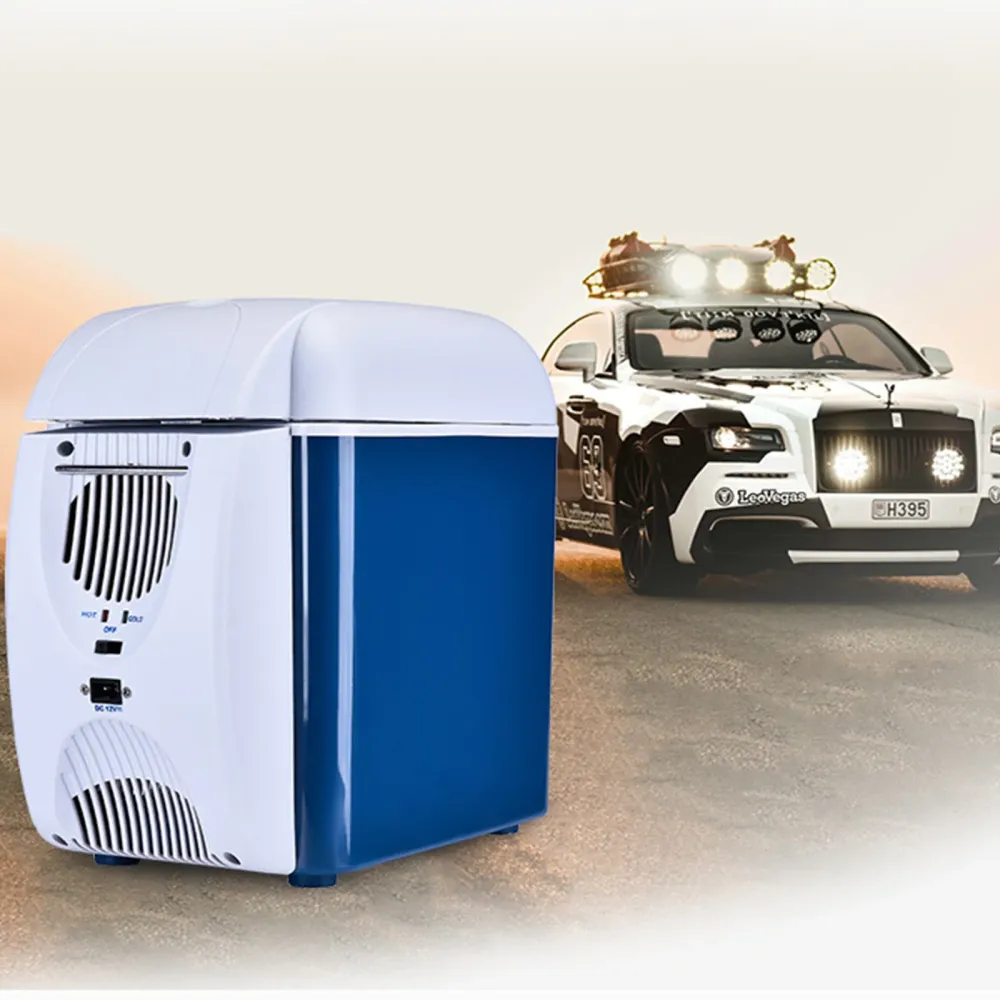 TD® Réfrigérateur de voiture portable Réfrigérateur à double usage chaud et froid Réfrigérateur de voiture extérieur polyv...