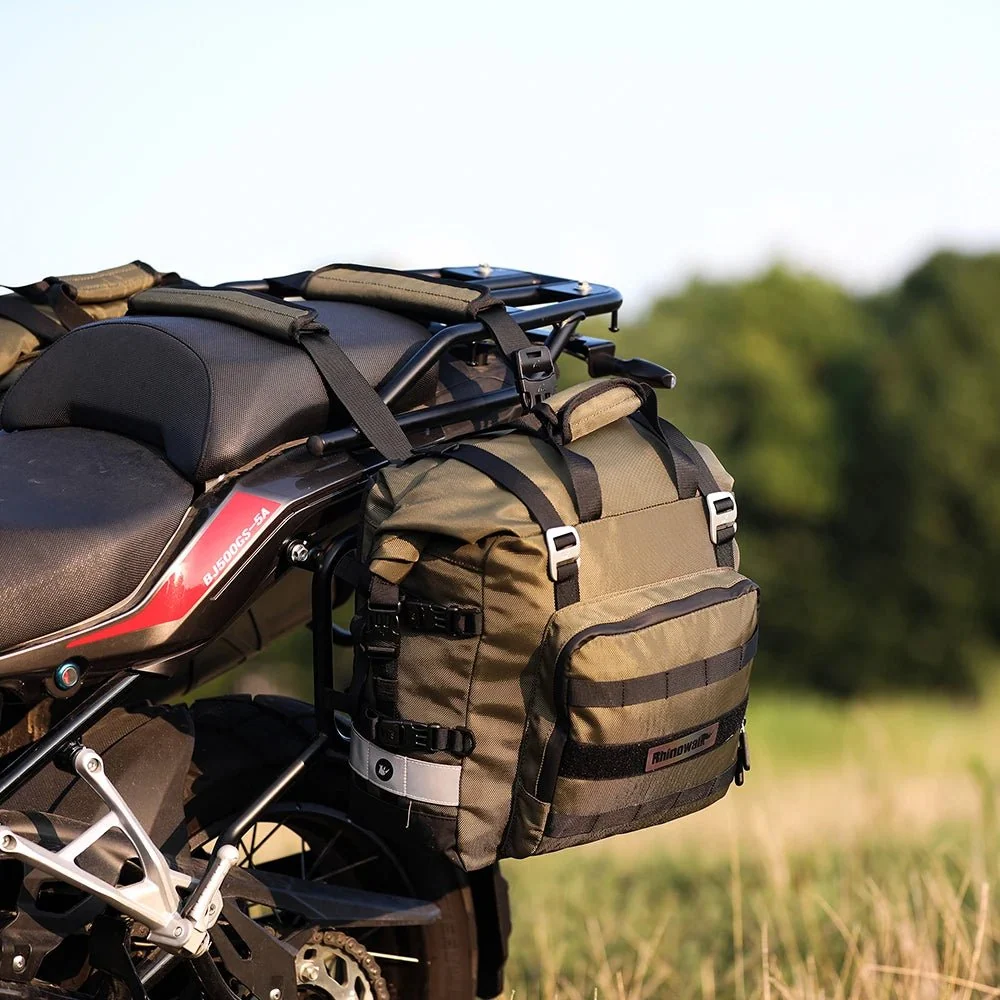 Sacoche latérale moto / velo avec intérieur amovible et étanche 20L "Rhinowalk - MT2040"