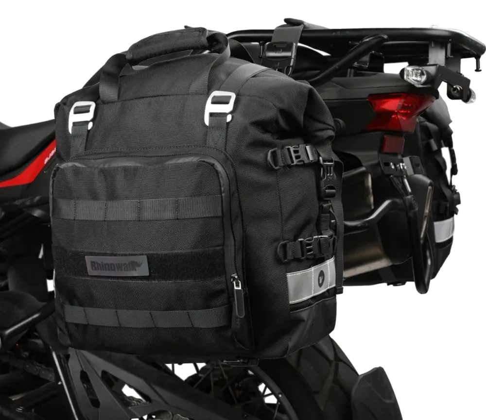 Sacoche latérale moto / velo avec intérieur amovible et étanche 20L "Rhinowalk - MT2040"