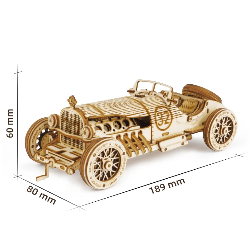 Maquette en Bois - Voiture Grand Prix Vintage Robotime