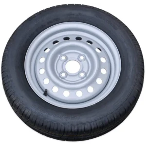 Roue 155/70 R13 4X100 74N, pour remorque Temared type Moto et Smart Box