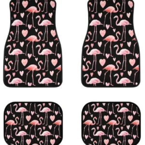 Tapis de sol de Voiture Flamant Rose Royaume Flamant Rose