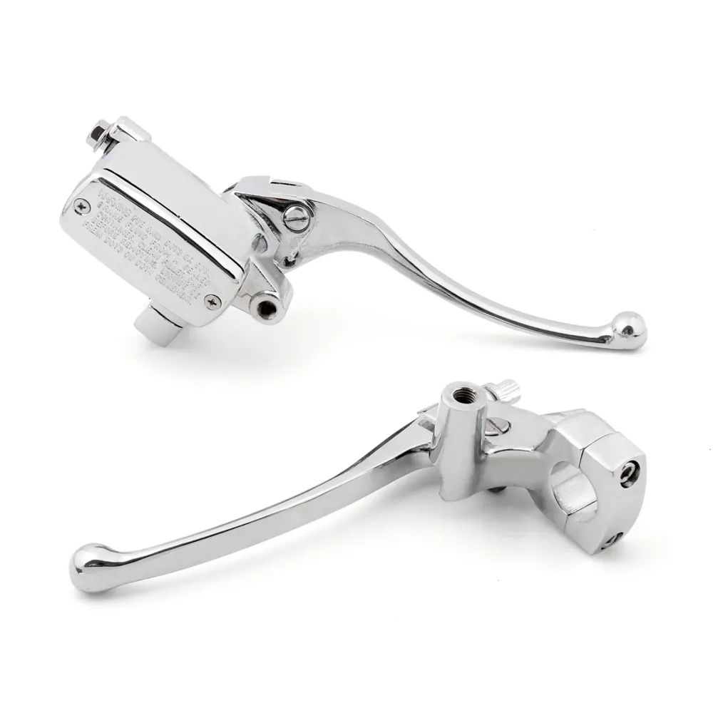 1" Réservoir de commande au guidon, alésage de 14 mm, leviers de frein et d'embrayage pour moto