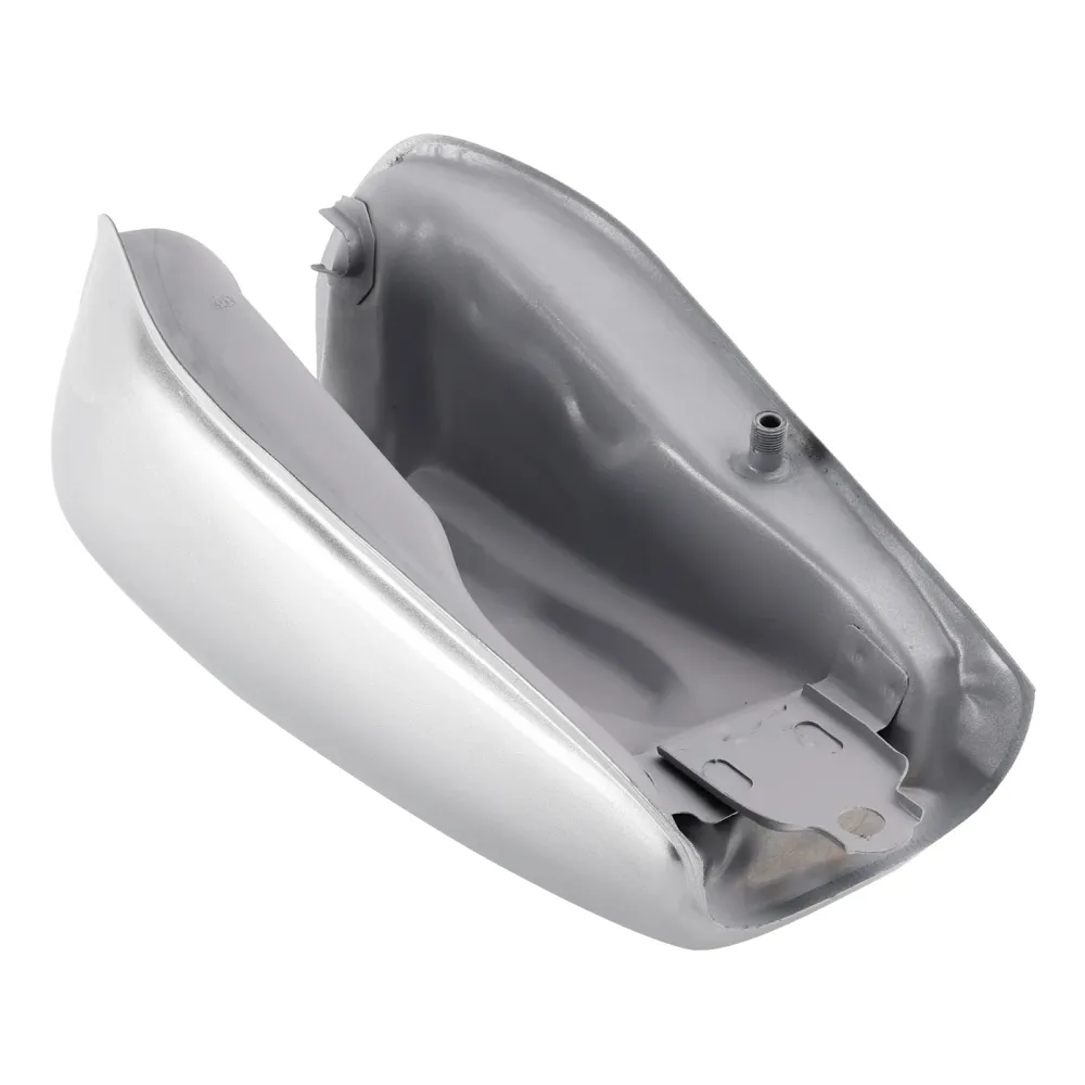 Réservoir d'essence Silver Cafe Racer, carburant de moto rétro classique pour Bobber Scrambler