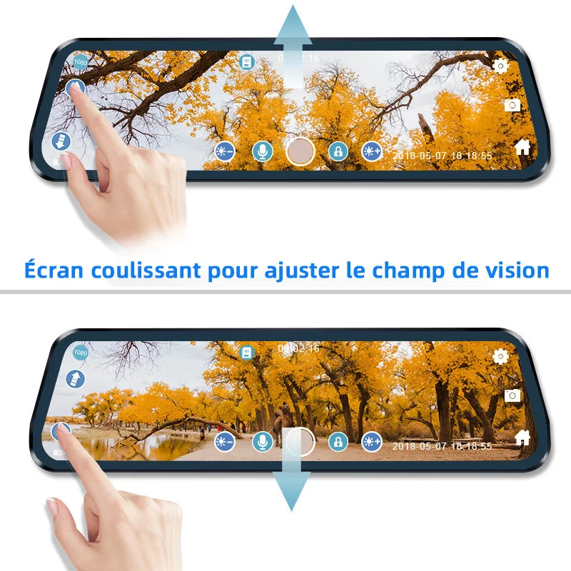 Rétroviseur Dashcam Full HD pour Voiture - Une Vision Futuriste