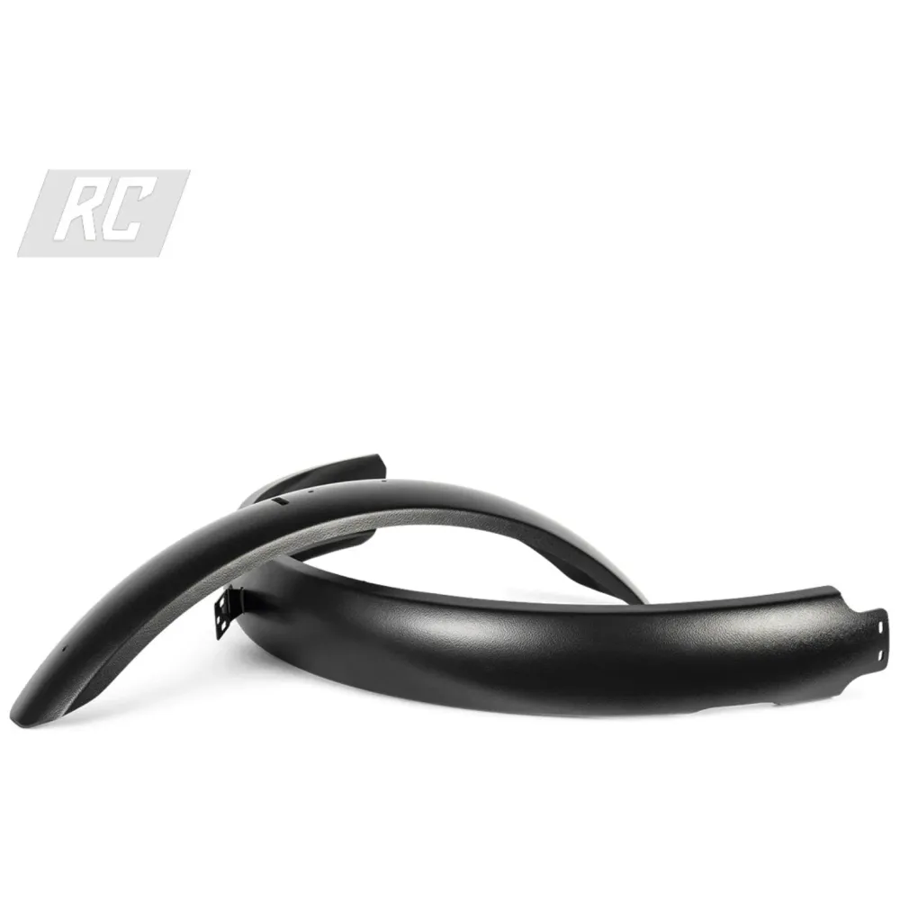 SET DE GARDES-BOUE "CITY" NOIRS POUR VELO ELECTRIQUE "BIGGIE" RUFF CYCLES