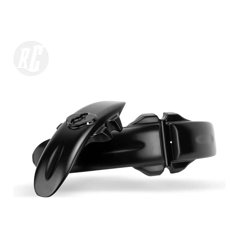 SET DE GARDES-BOUE "EXPEDITION" NOIRS POUR VELO ELECTRIQUE "LIL'BUDDY" OU "LIL MISSY" RUFF CYCLES
