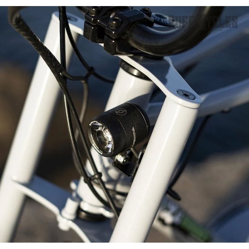 SET DE LAMPES "SUPERNOVA" AVANT & ARRIERE, POUR VELO ELECTRIQUE "LIL'BUDDY" RUFF CYCLES