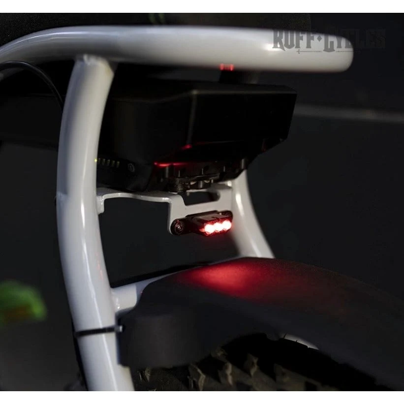 SET DE LAMPES "SUPERNOVA" AVANT & ARRIERE, POUR VELO ELECTRIQUE "LIL'BUDDY" RUFF CYCLES