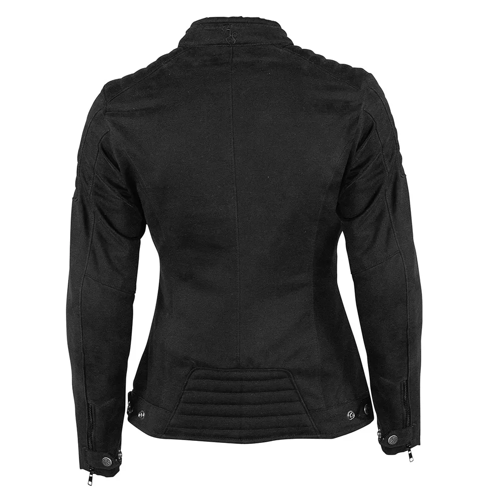 Blouson de moto femme - Jack Lauren V2 noir RUSTY STITCHES