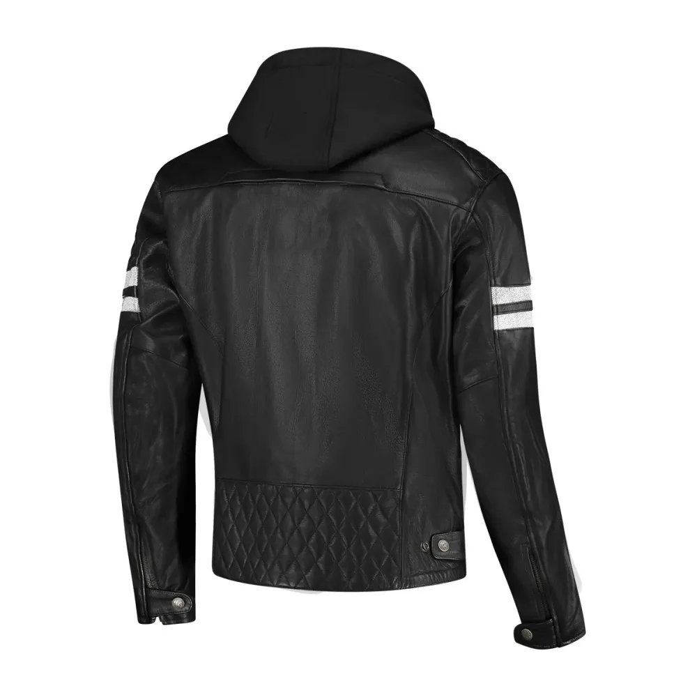 Blouson de moto homme AA - Jack Jari Hooded V2 RUSTY STITCHES