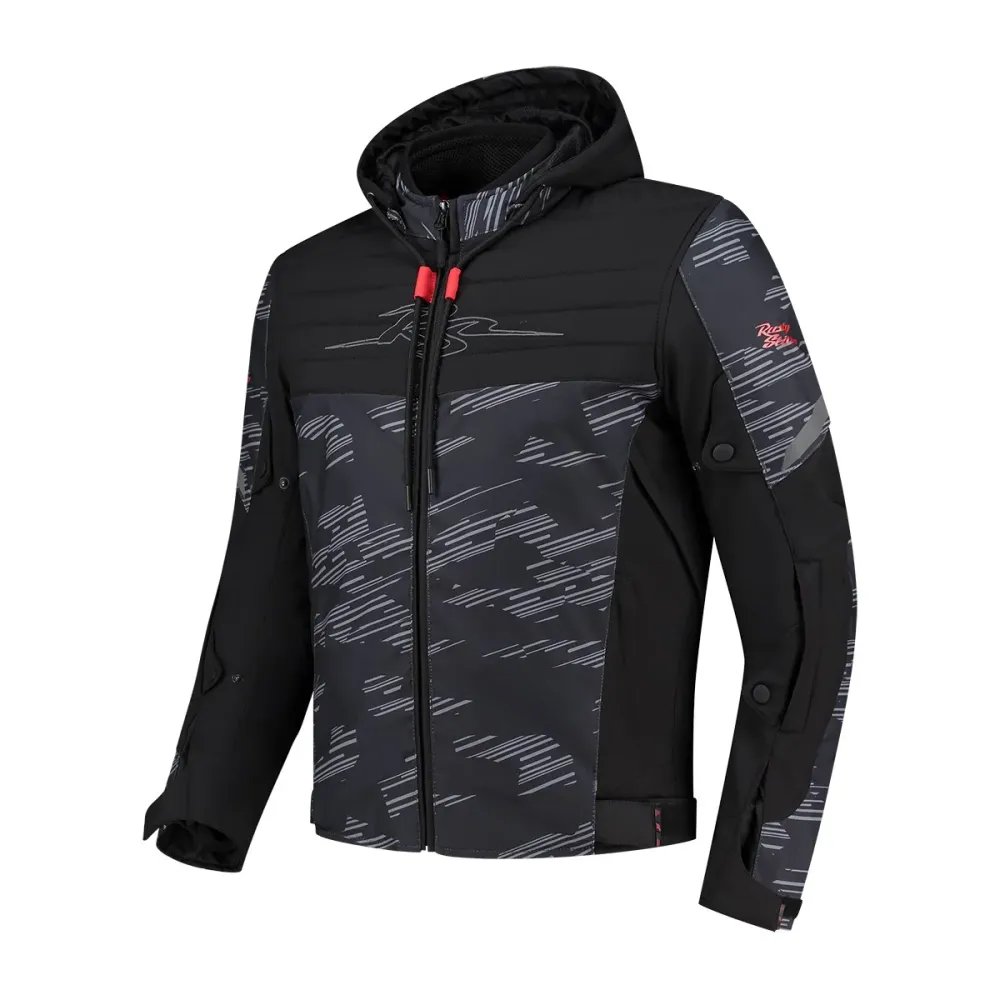 Blouson de moto homme AA - Jack Liam gris RUSTY STITCHES
