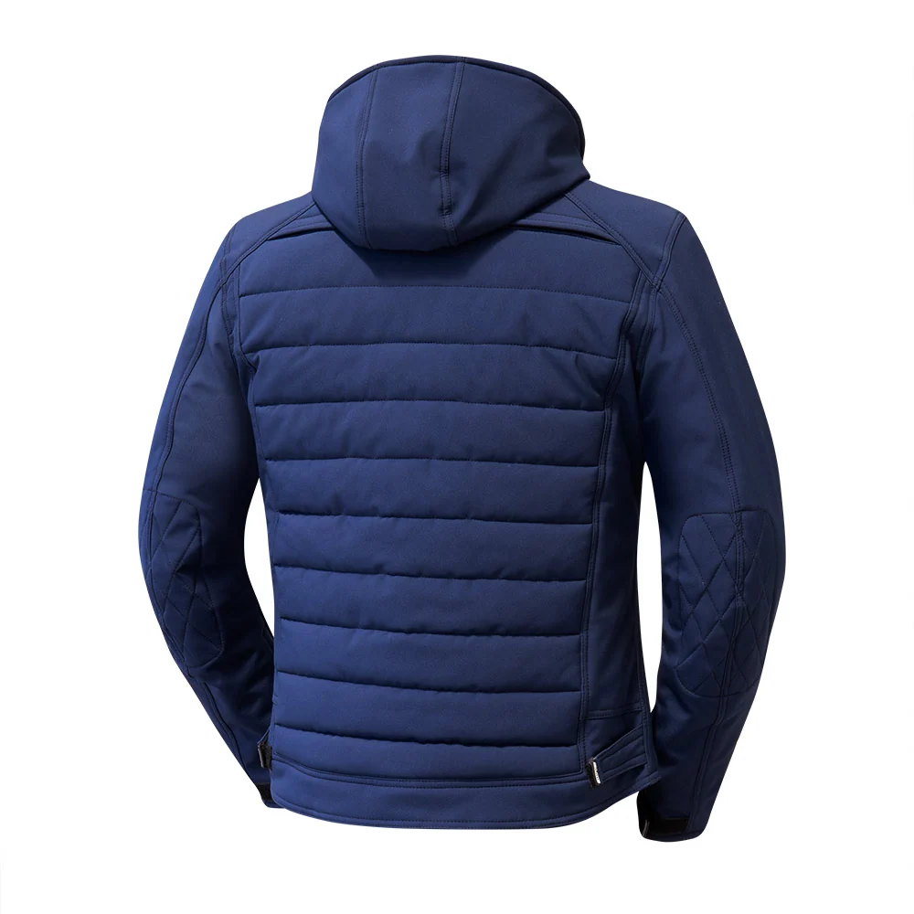Blouson de moto homme - Softshell bleu S-LINE