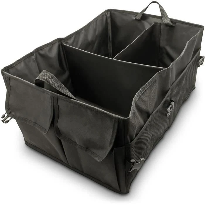 TD® Sac, Filet de Rangement Coffre de Voiture/ Organiseur de Coffre Sac de Caisse Voiture Pliable Tissu Oxford Accessoire...