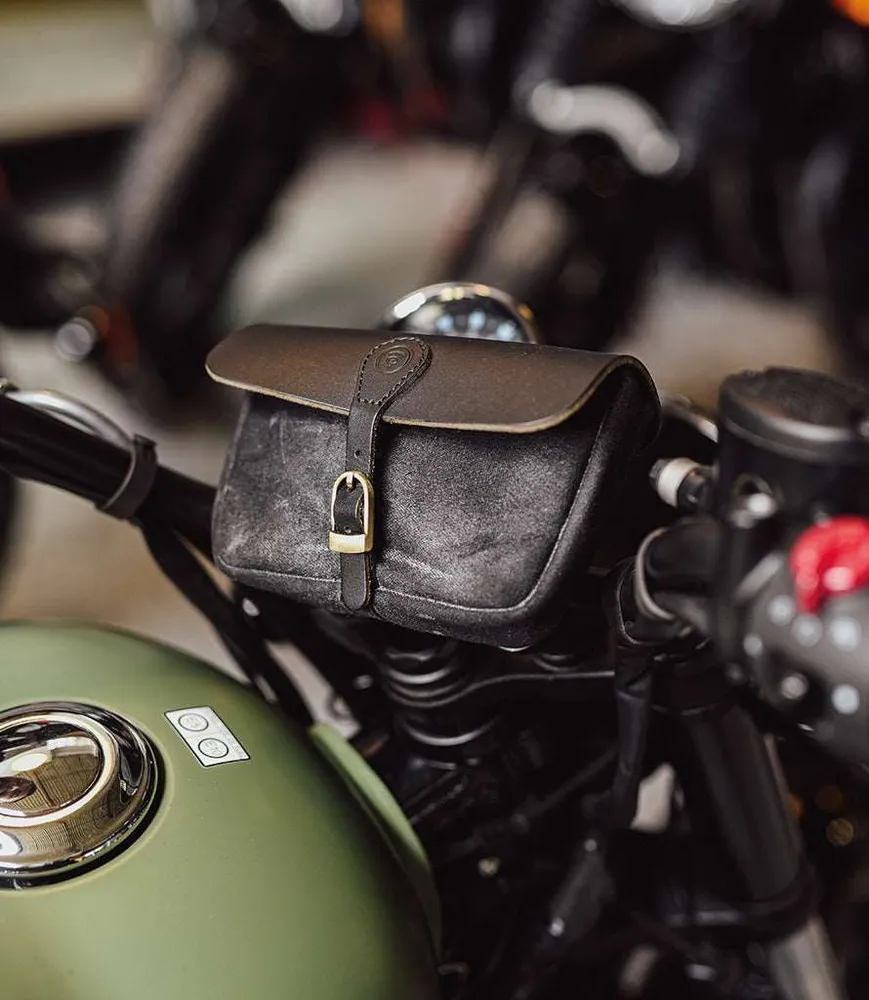 Sac de Guidon Moto - Cafe Twin x Trip Machine - Noir