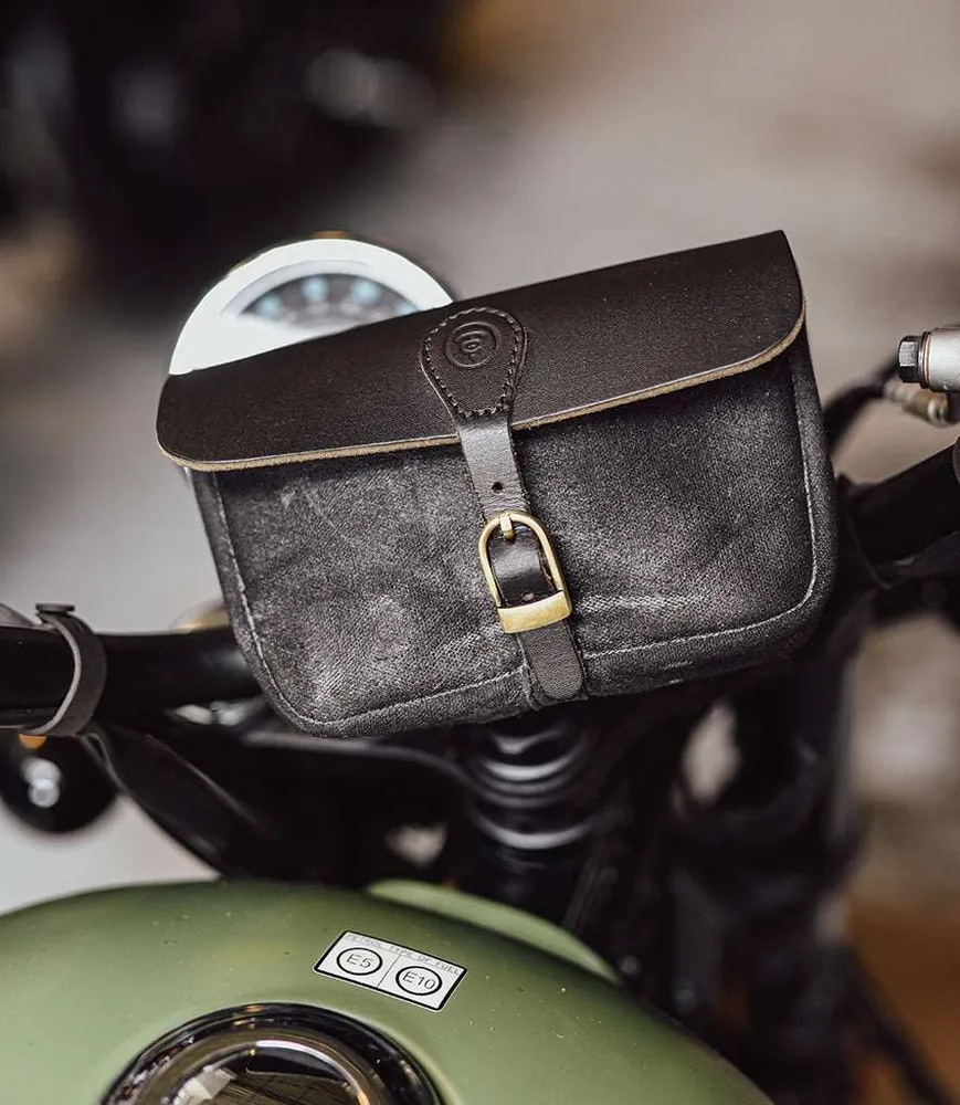 Sac de Guidon Moto - Cafe Twin x Trip Machine - Noir