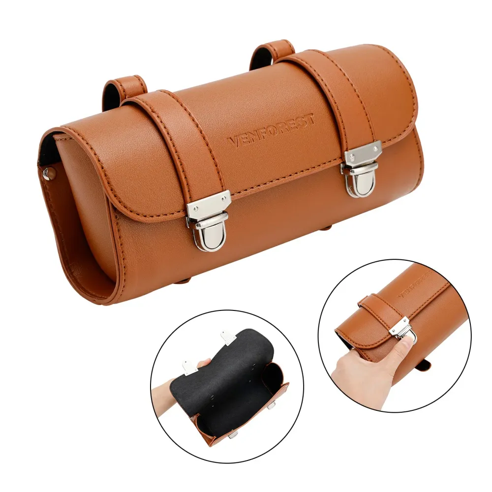 Sac de rangement pour sacoche de selle, sac à outils universel pour guidon épais, sac avant pour moto
