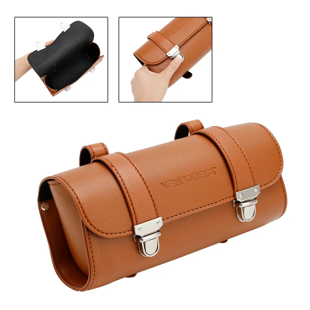 Sac de rangement pour sacoche de selle, sac à outils universel pour guidon épais, sac avant pour moto