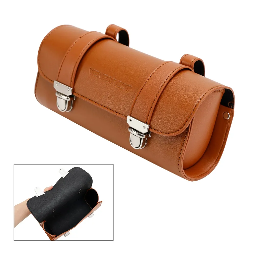 Sac de rangement pour sacoche de selle, sac à outils universel pour guidon épais, sac avant pour moto
