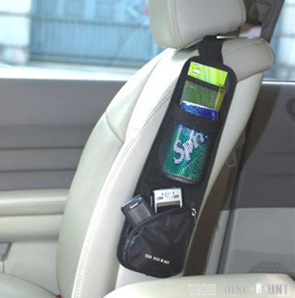 TD® Sac de rangement voiture siège voyage transport latéral organisateur imperméable support spacieux stockage multifoncti...