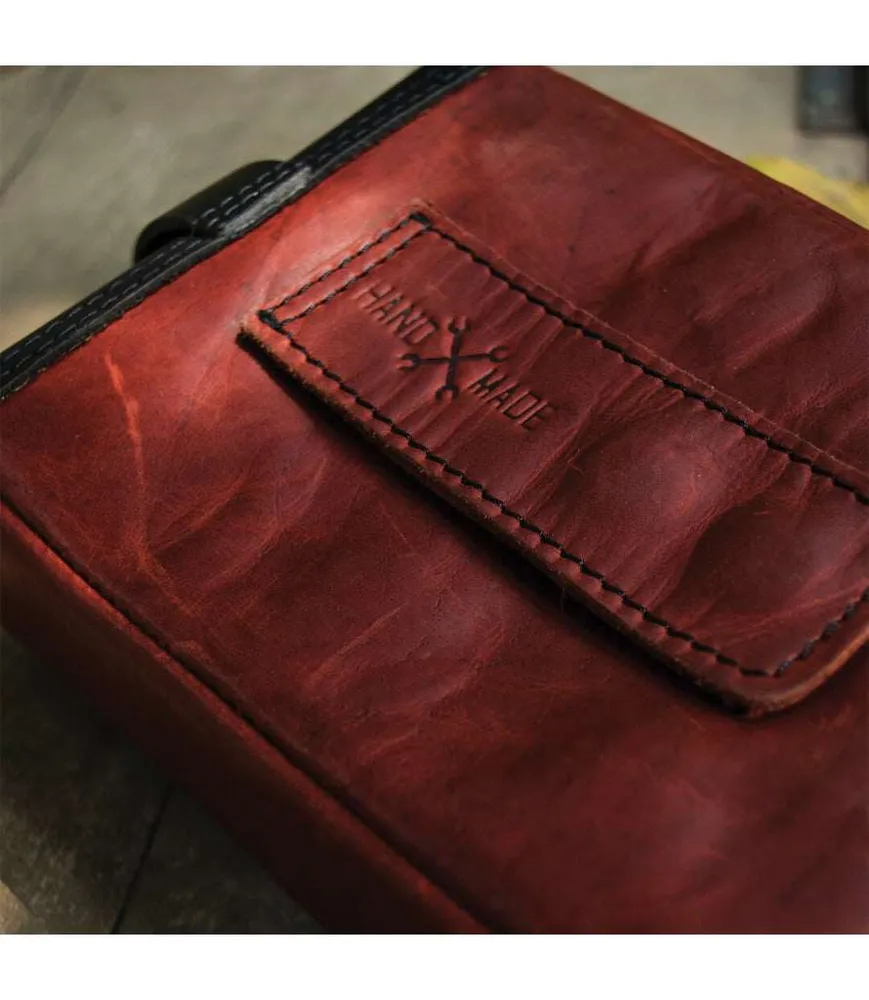 Sac de Réservoir Moto Vintage - Cherry Red - Trip Machine