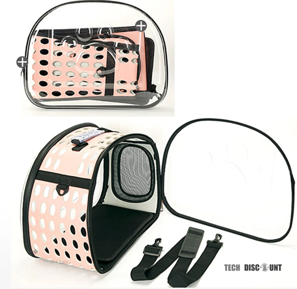 TD® Sac de transport taille moyenne chien chat animaux compagnie cage voiture cabine avion vélo confortable transport anim...