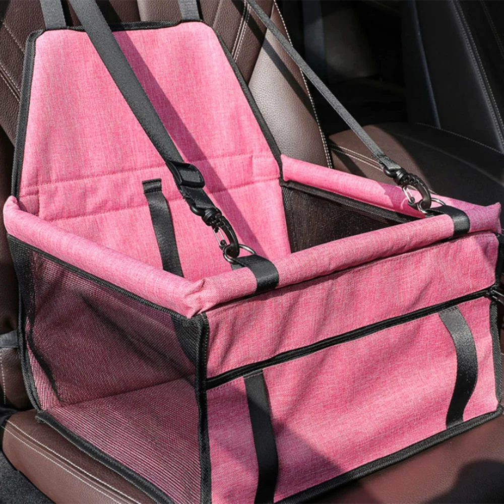 TD® Sac de voiture respirant pour animaux de compagnie Housse de transport pliante Panier de voyage pour chat et chien ave...