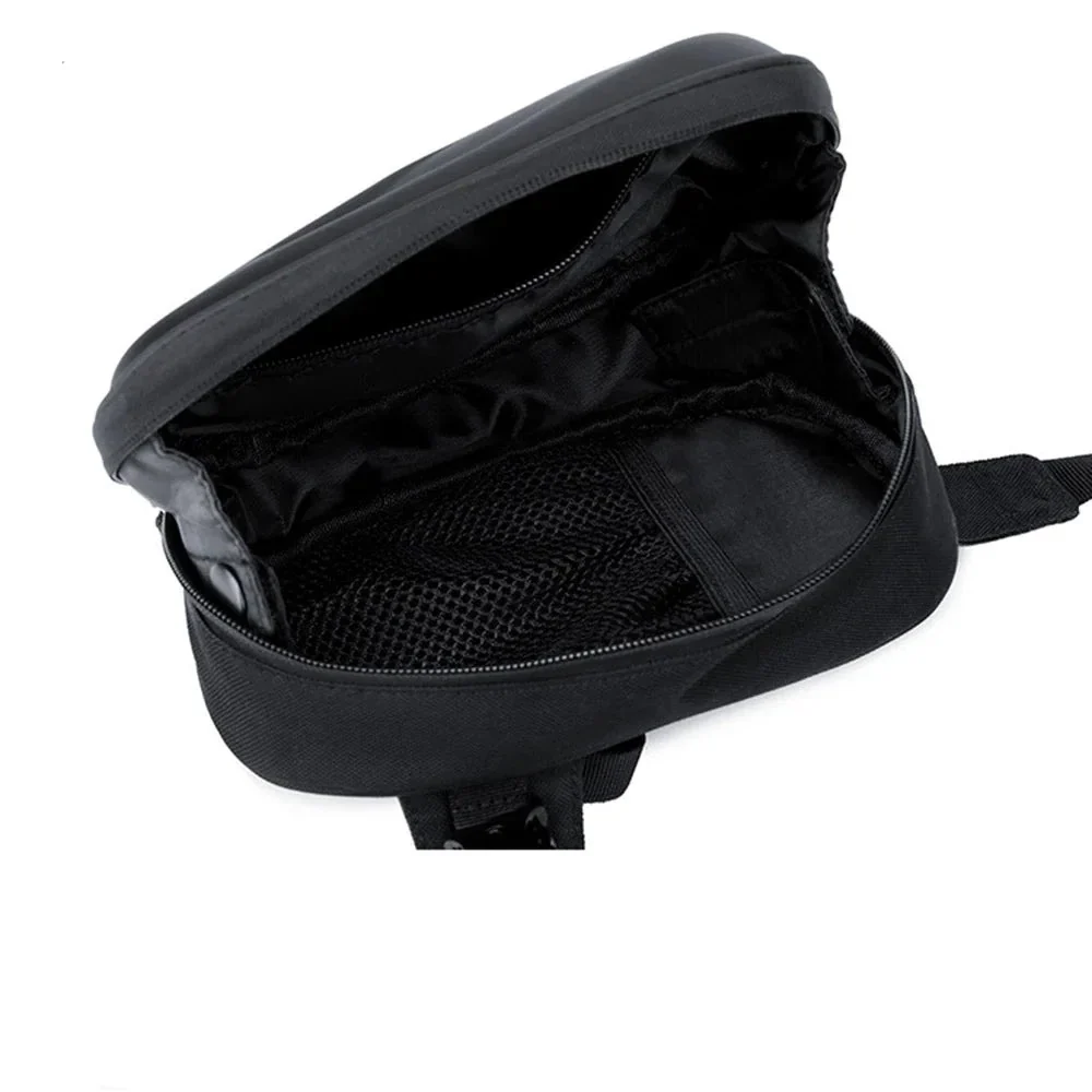 Sacoche de jambe moto coque rigide