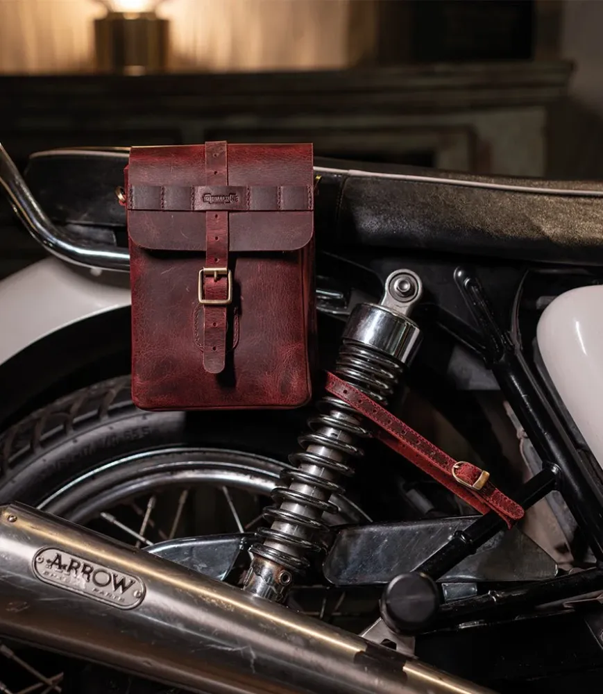 Sacoche latérale Moto Universelle Moto Sling Bag Rouge