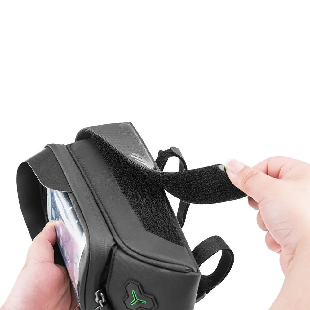 Sacoche multifonctionnelle pour guidon de vélo électrique