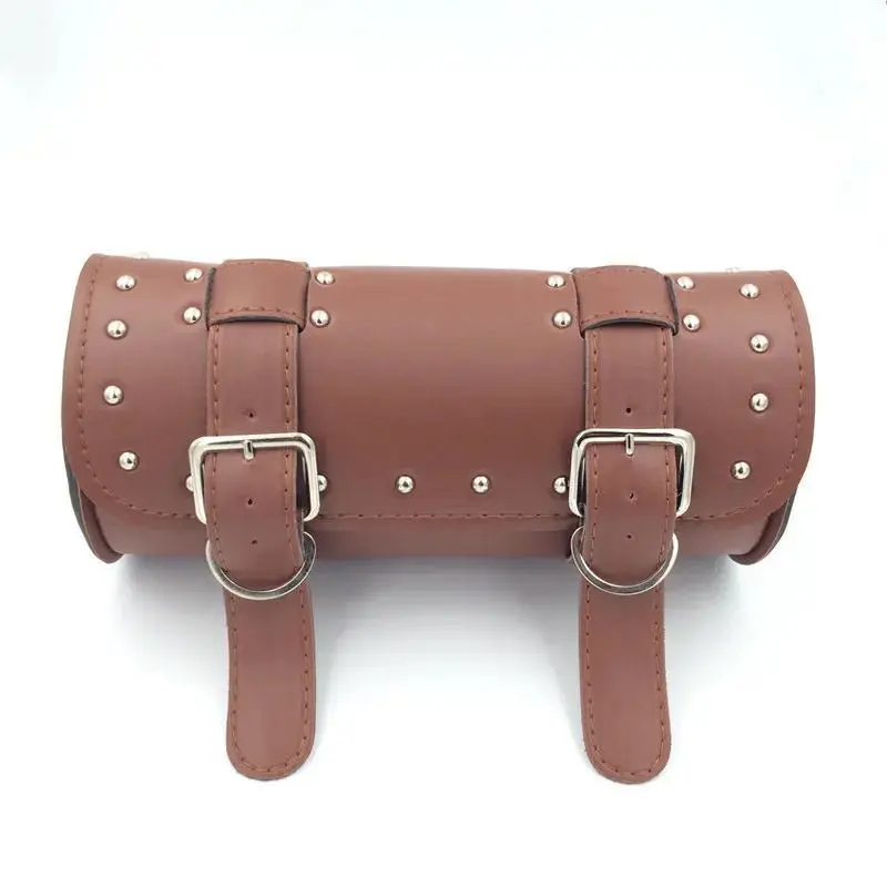 Sacoche de selle moto - Roll Barrel MARRON
