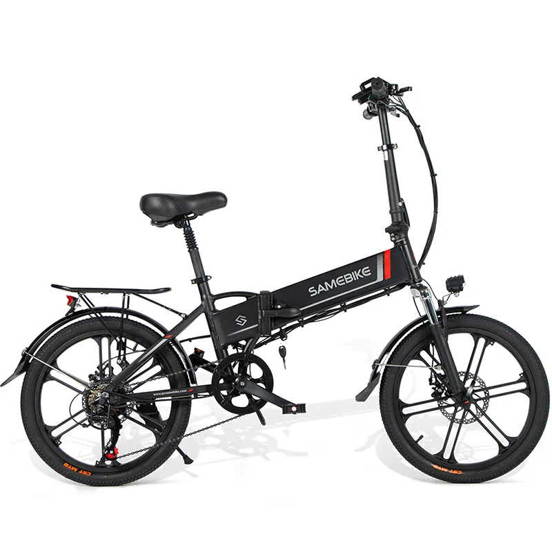Vélo électrique SAMEBIKE 20LVXD30-II - moteur 350W batterie 48V10AH autonomie 40KM freins à disque mécaniques - Noir
