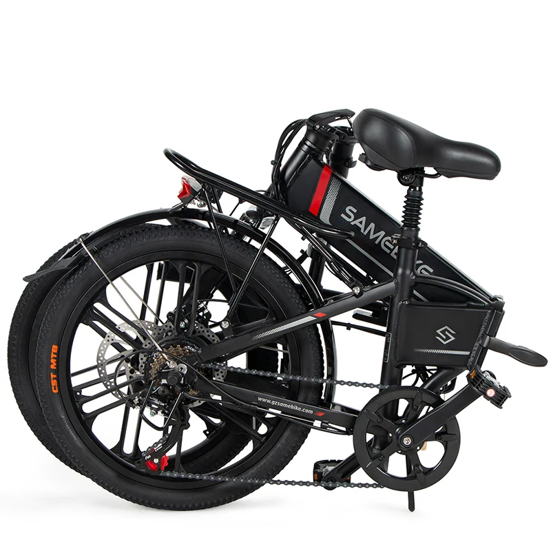 Vélo électrique SAMEBIKE 20LVXD30-II - moteur 350W batterie 48V10AH autonomie 40KM freins à disque mécaniques - Noir