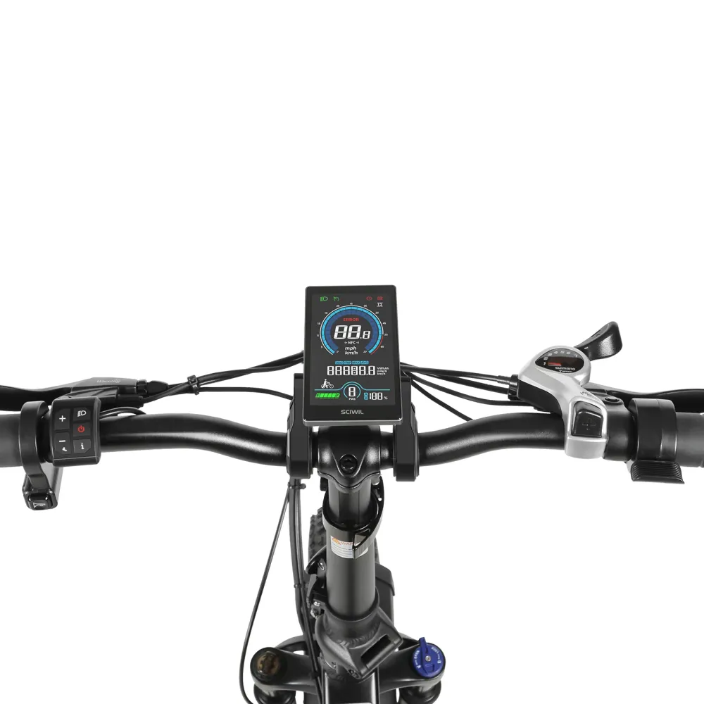 Vélo Électrique SAMEBIKE LOTDM200-II - Moteur 500W Batterie 48V13Ah Autonomie 40KM Freins à Disque Mécaniques - Gris