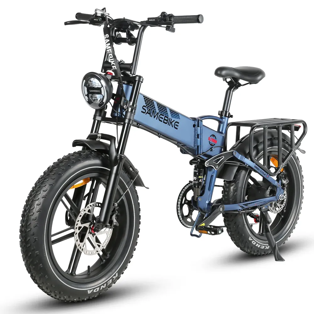 Vélo électrique SAMEBIKE RS-A02 - moteur 750W batterie 48V17AH autonomie 55KM frein à disque hydraulique - Bleu