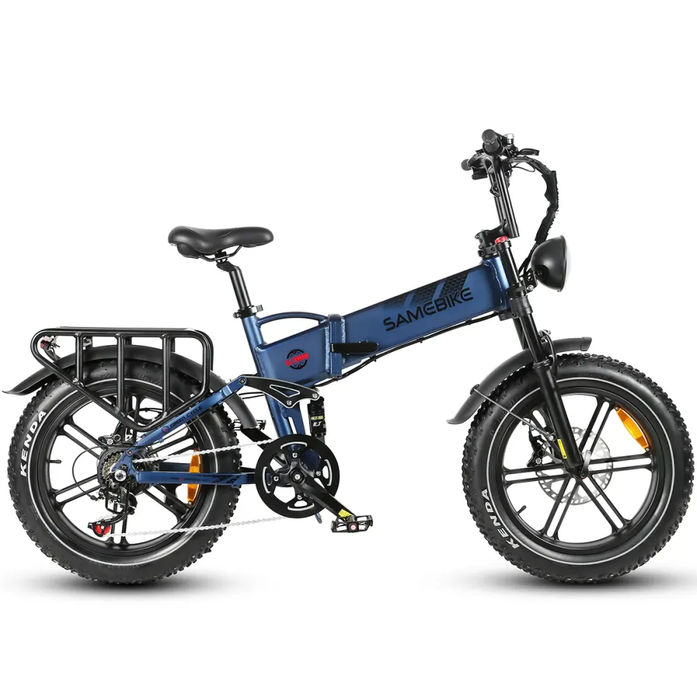 Vélo électrique SAMEBIKE RS-A02 - moteur 750W batterie 48V17AH autonomie 55KM frein à disque hydraulique - Bleu