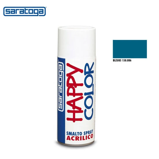 Spray Peinture MOTO BLEU 400ml Saratoga - happy color