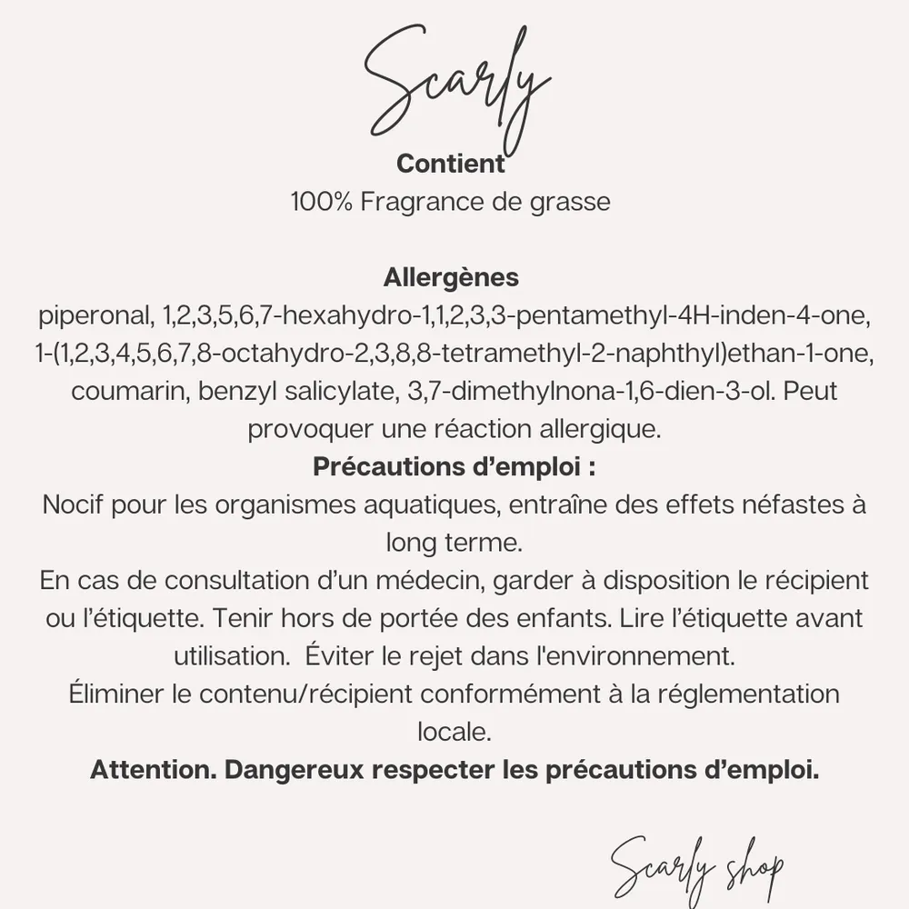 Diffuseur voiture - Scarly Scarly Shop