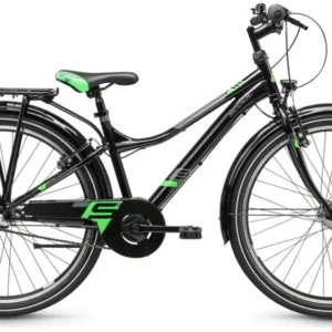S'cool troX 26-N3 Noir/Vert Néon