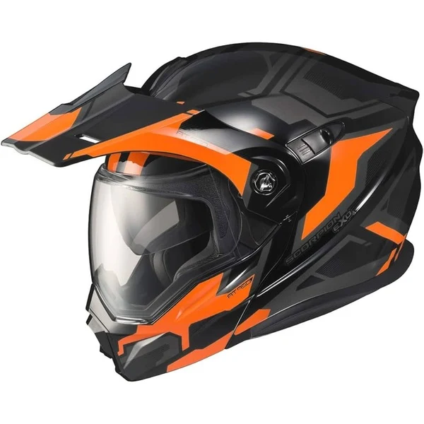 Scorpion AT-950 Ellwood - Casque de Moto Modulaire Orange